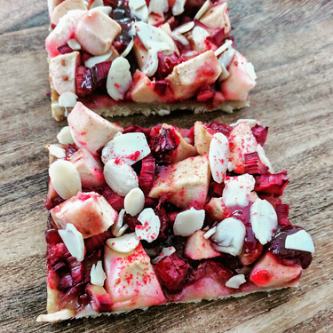 Easy Rhubarb and Apple Tart