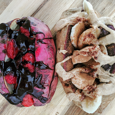 Breakfast Stuffed Sweet Potatoes