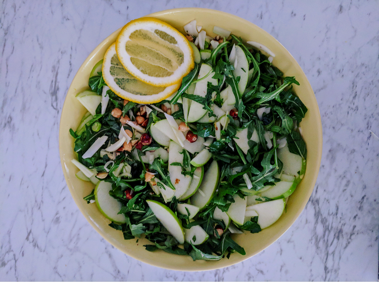 Apple, Fennel and Hazelnut Salad