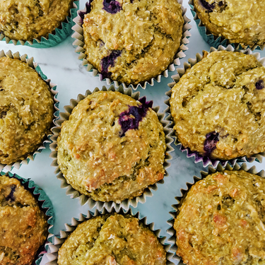 Mild Lemon and Matcha Muffins