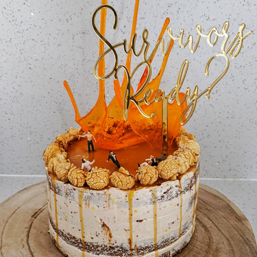 Spiced Caramel Cake with Italian Meringue Buttercream (vegan)