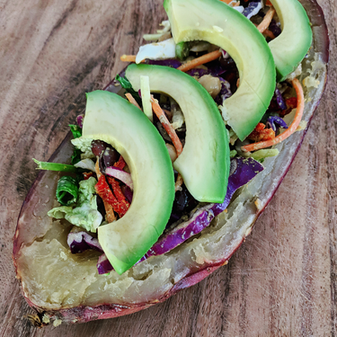 Loaded Stuffed Sweet Potatoes