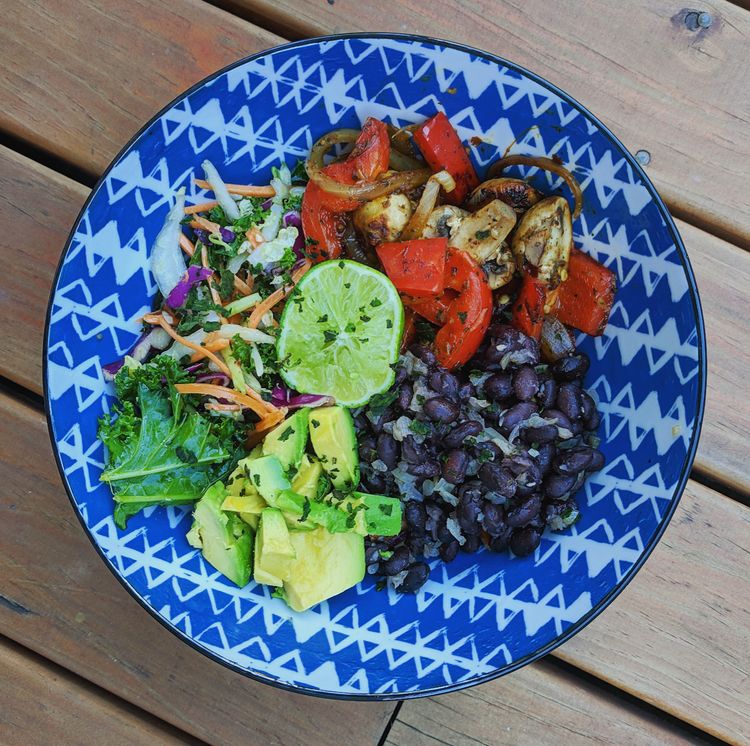 Mixed Vegetable and Black Bean Bowl